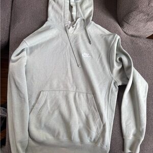 Nike light green hoodie
